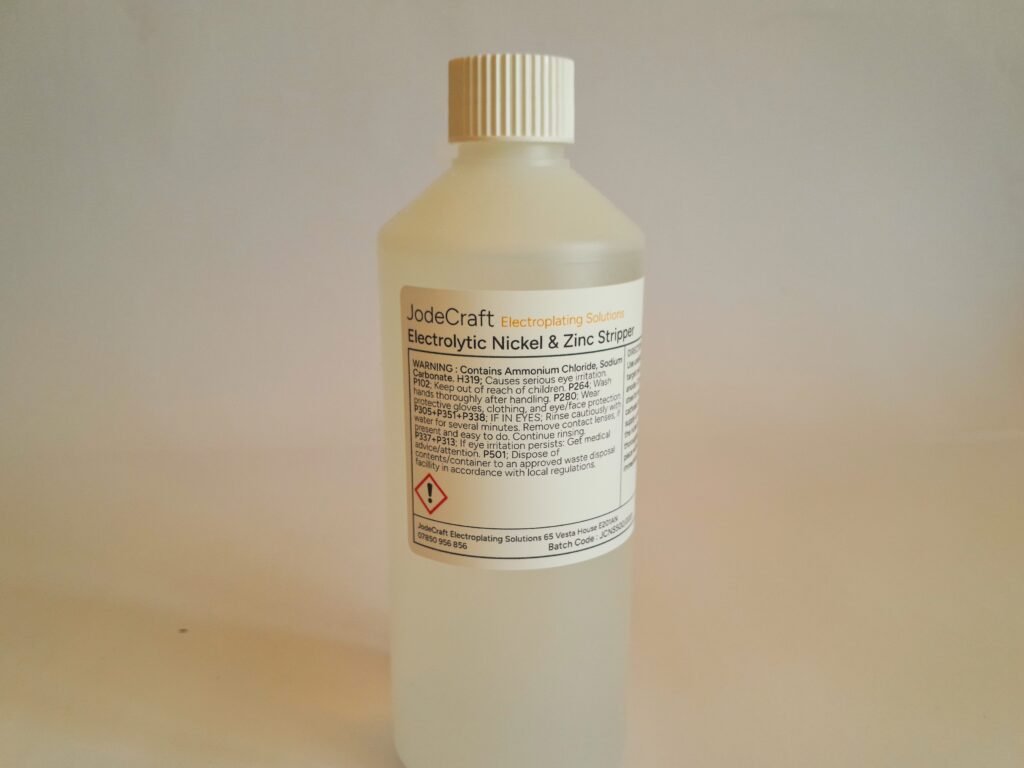 Professional Liquid Electrolytic Nickel & Zinc Stripper - Anodic Formula