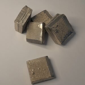 an image of 5 nickel anode chunks